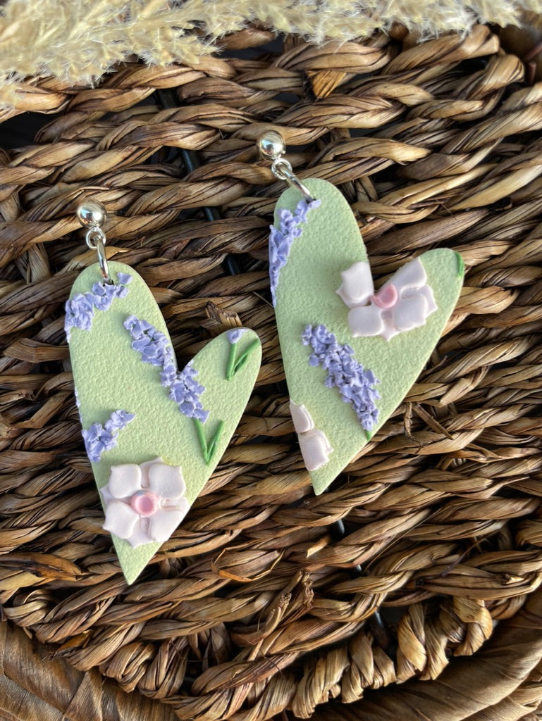 Pastel Floral Hearts