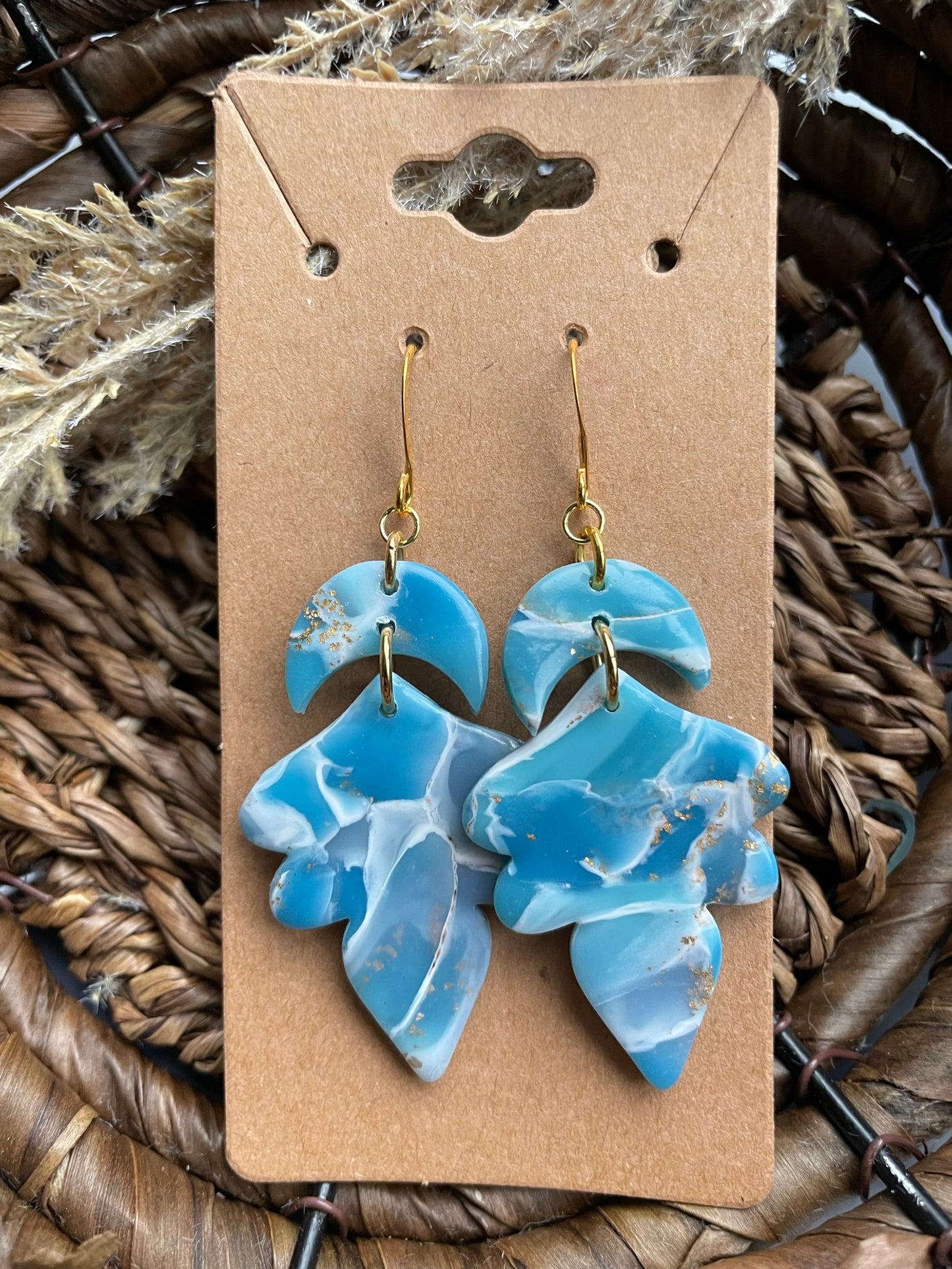 Blue Faux Stone Chadia