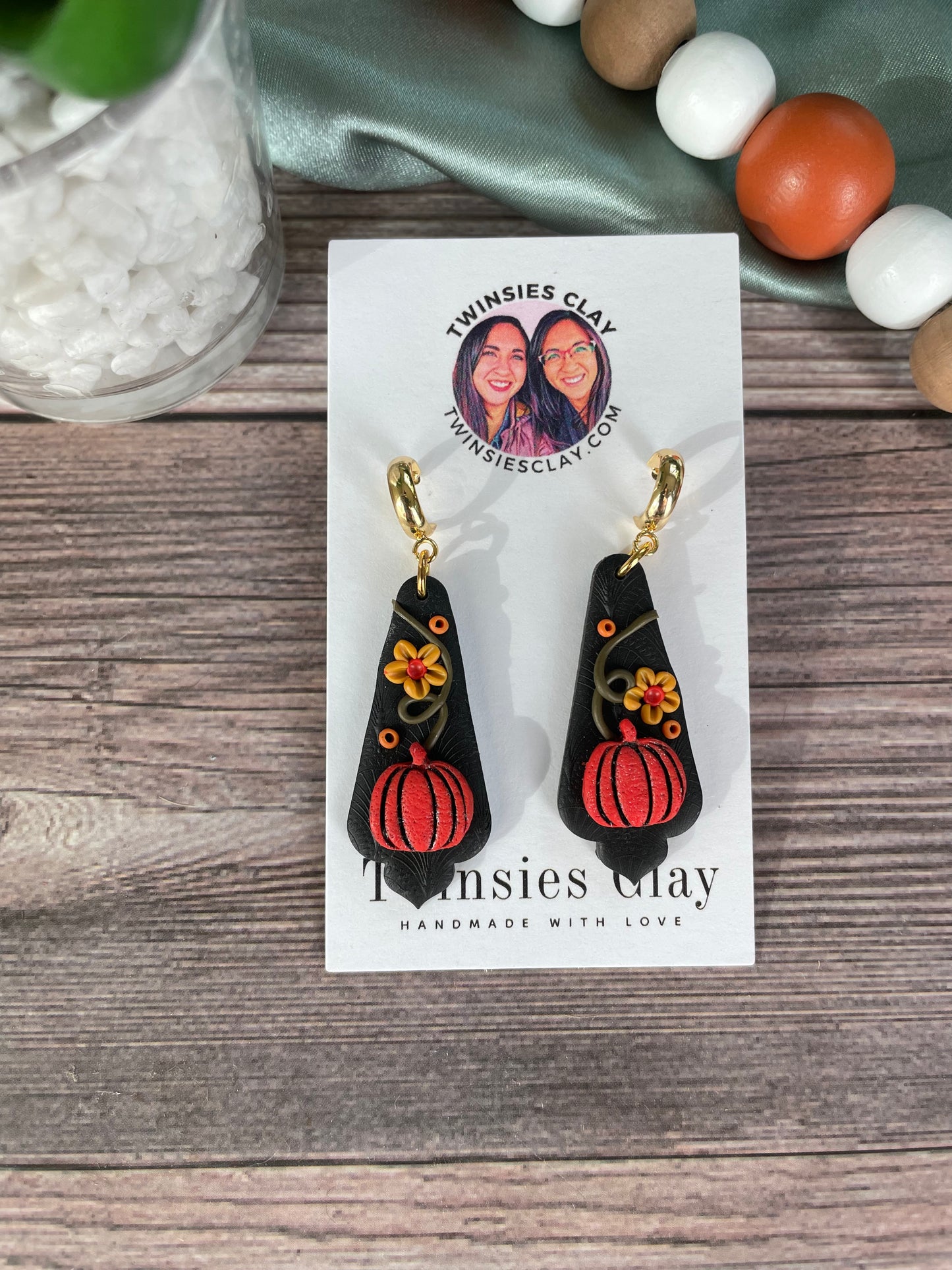 Pumpkin Drop Earrings