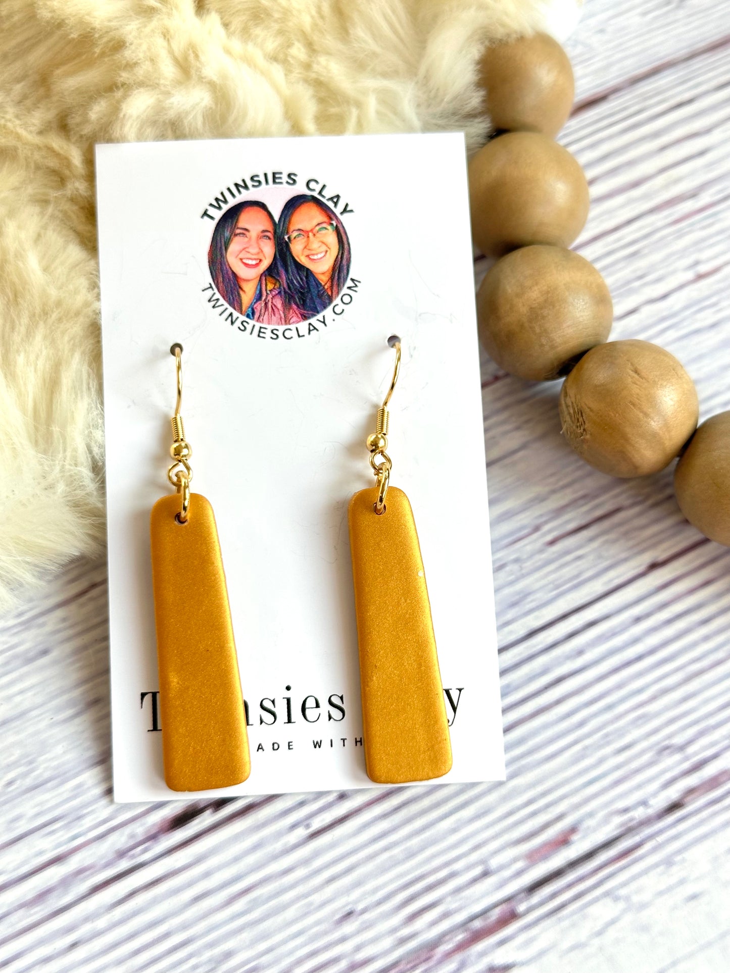 Gold Glimmer Earrings
