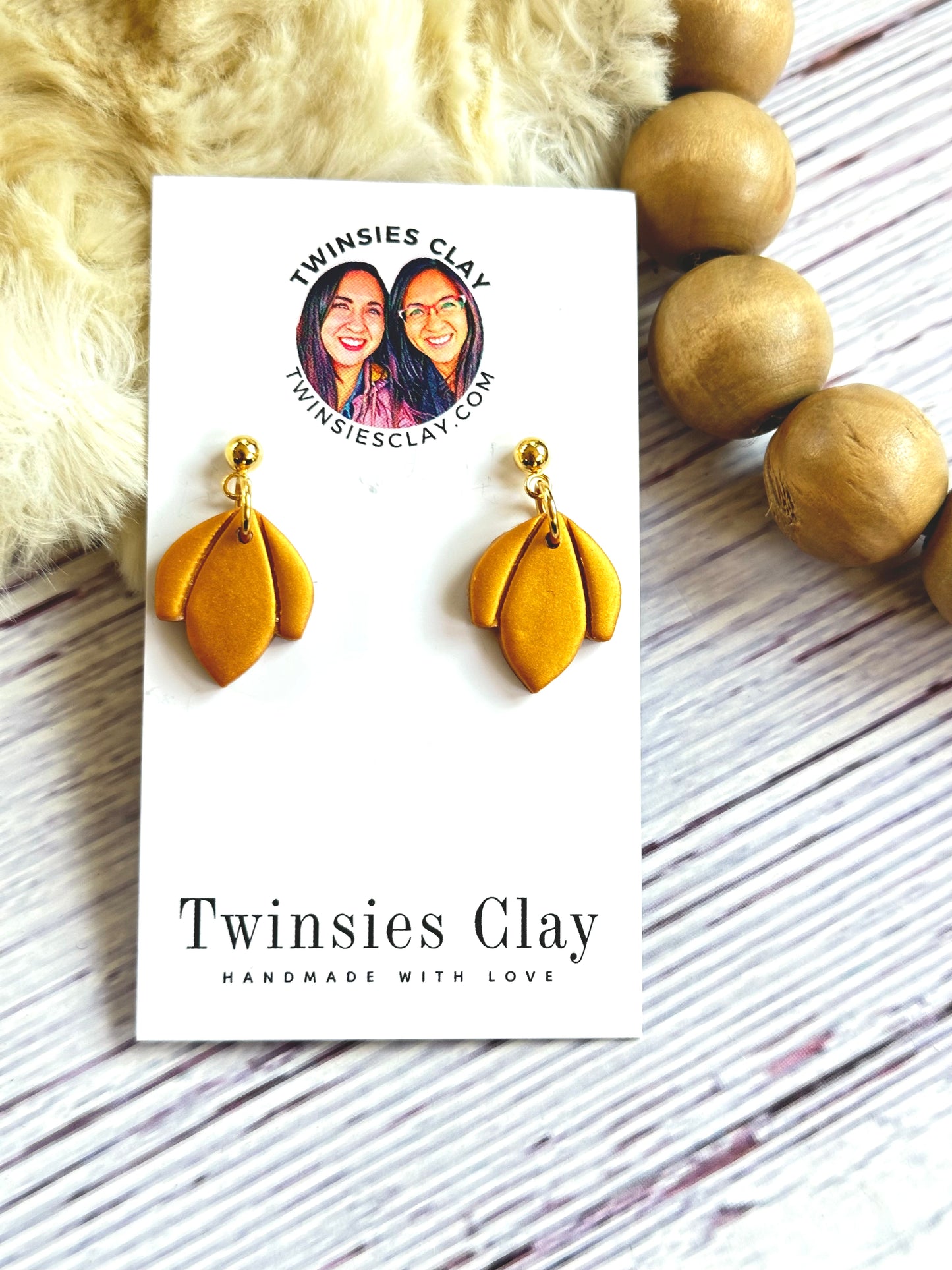 Gold Glimmer Earrings
