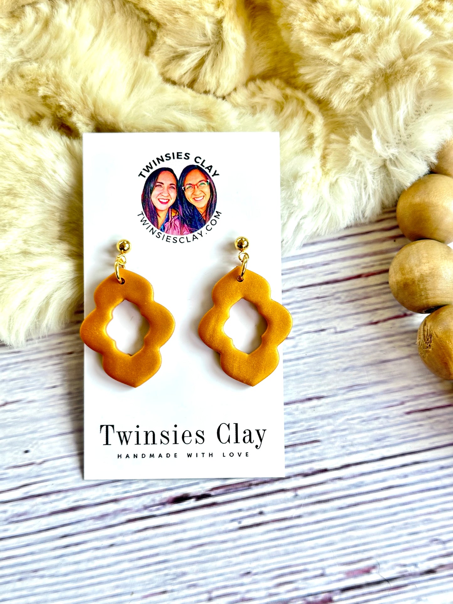 Gold Glimmer Earrings