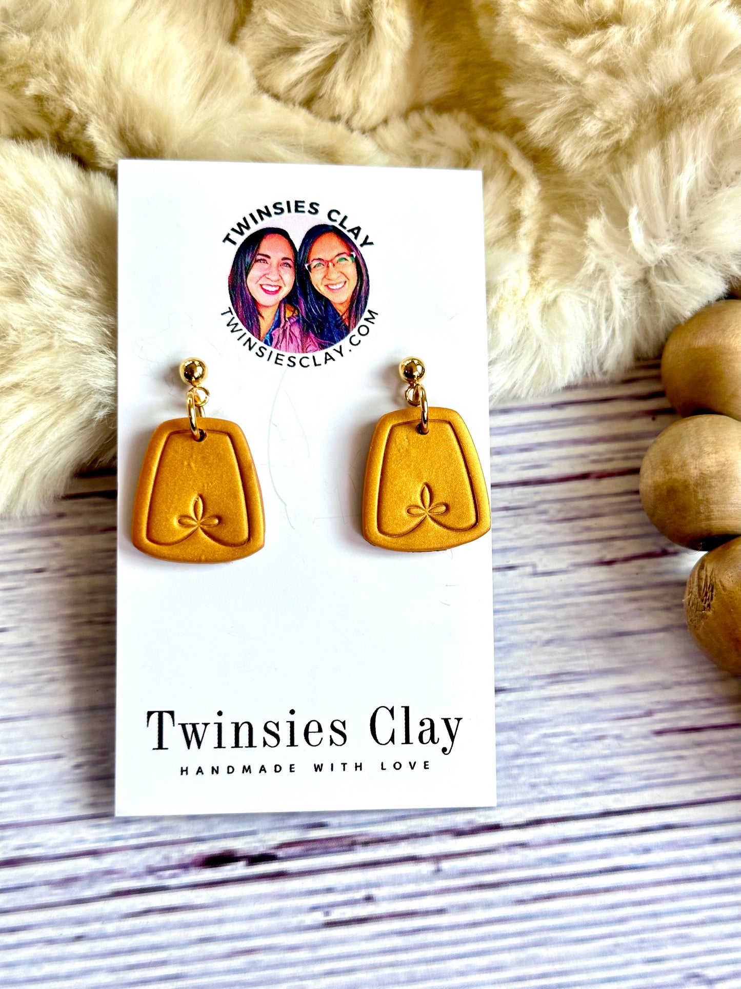 Gold Glimmer Earrings