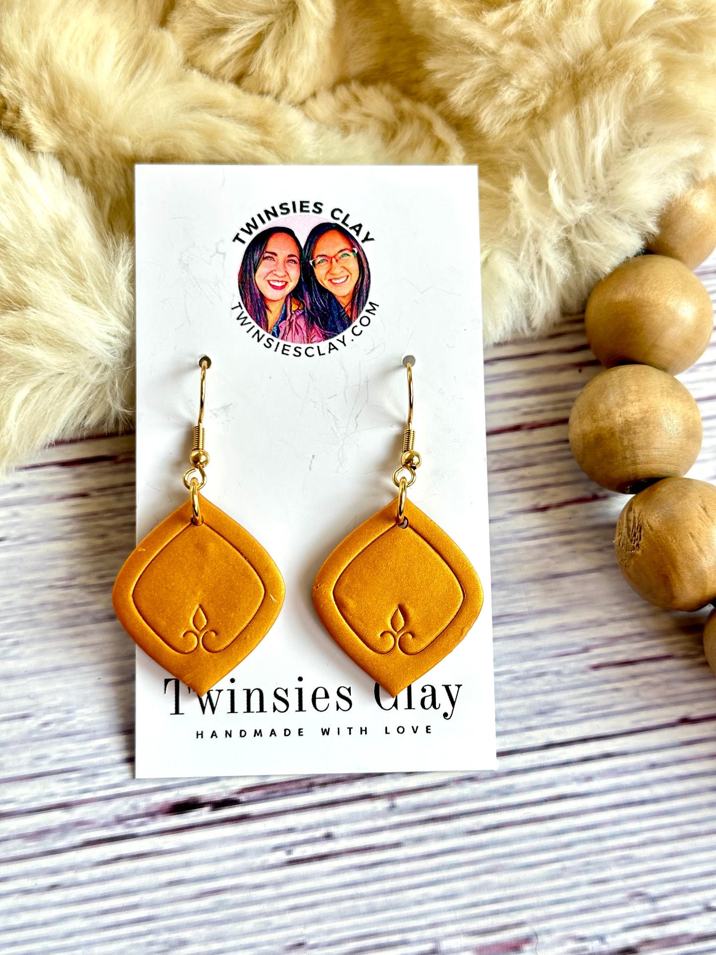 Gold Glimmer Earrings