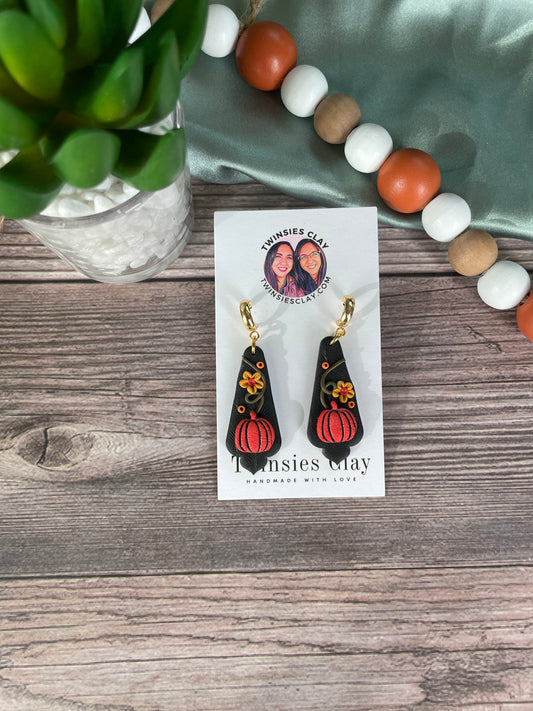 Pumpkin Drop Earrings