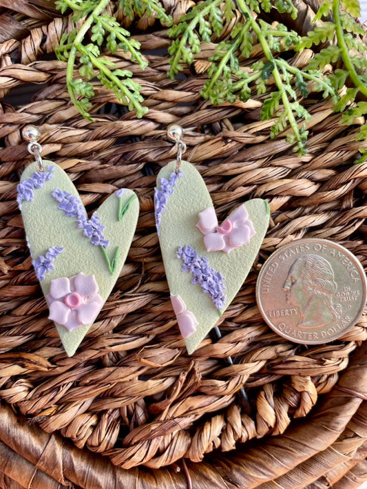 Pastel Floral Hearts